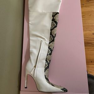 Good American Over the Knee Boots Size 6.5